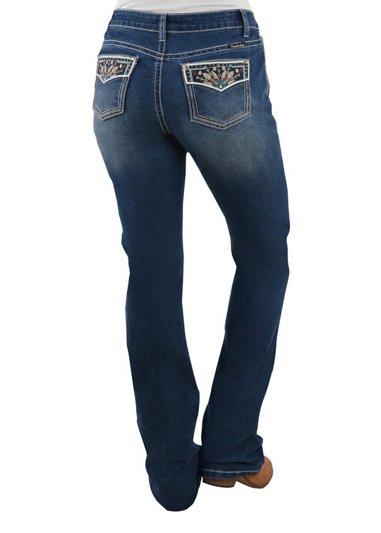 Womens Emmaline Relaxed Rider Jean (Dusk )