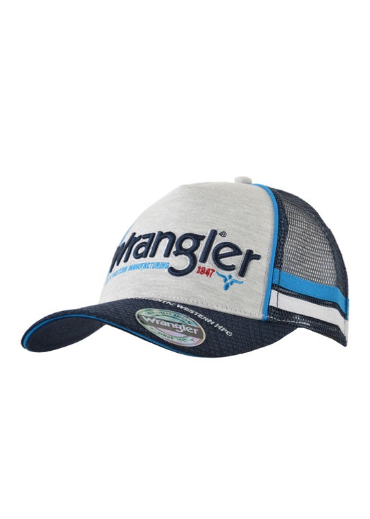 Finlay Trucker Cap (Grey Marle/Navy)