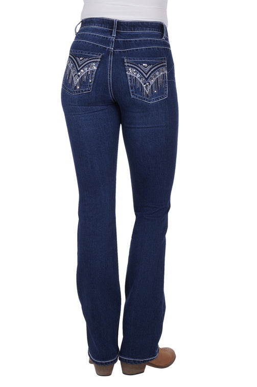 Wmns Windsong Jean Q-Baby Booty Up (Marine Blue)