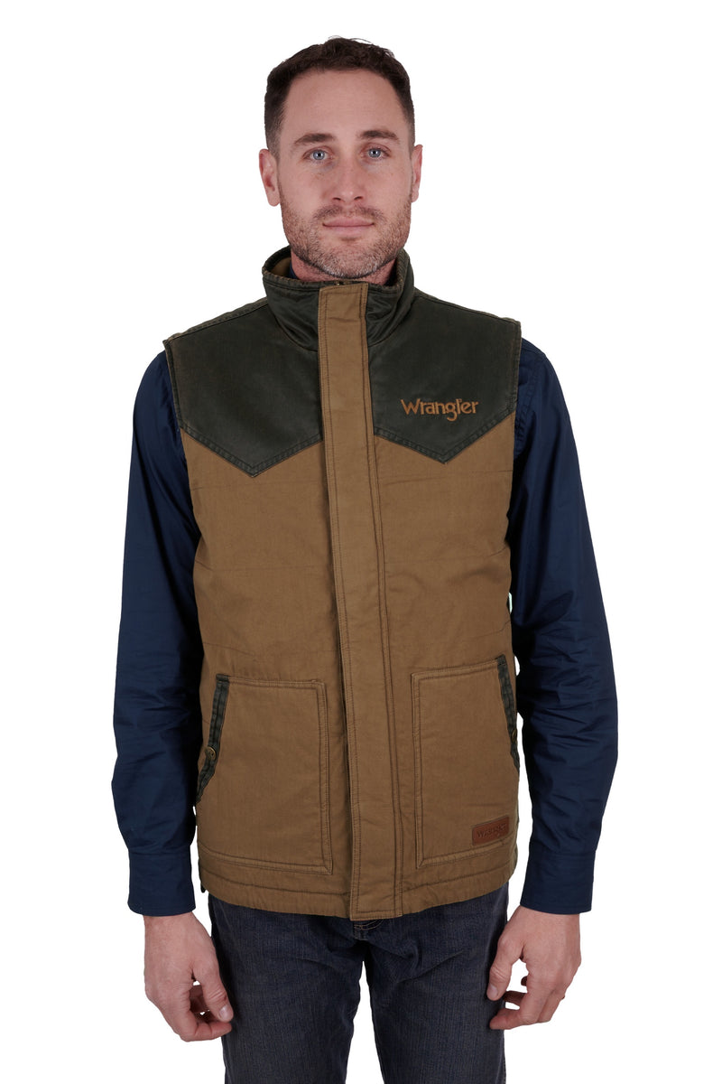 Mens Douglas Vest (Tan)