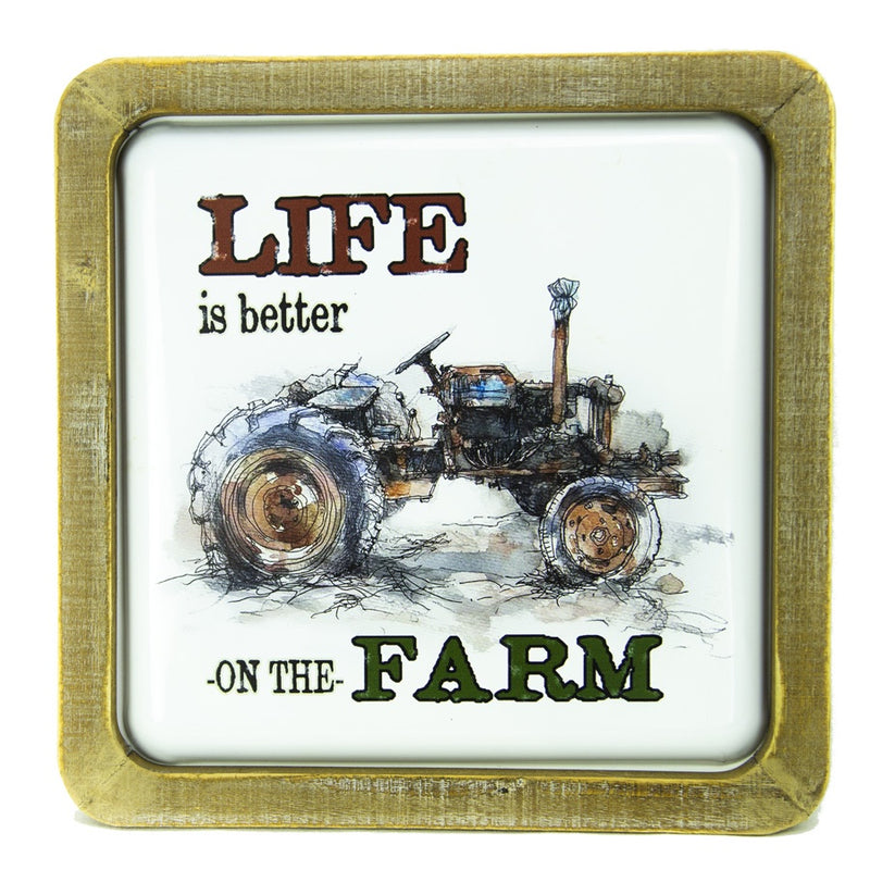 Metal Wall Art - Life is Better on the Farm