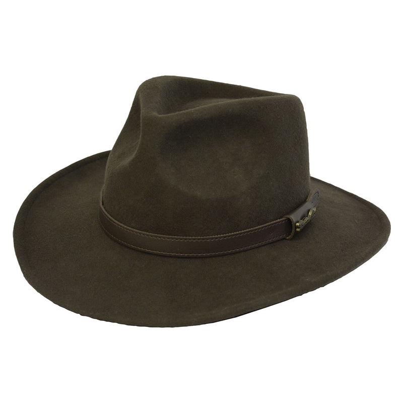 Bendigo Crushable Hat (Dark Brown)