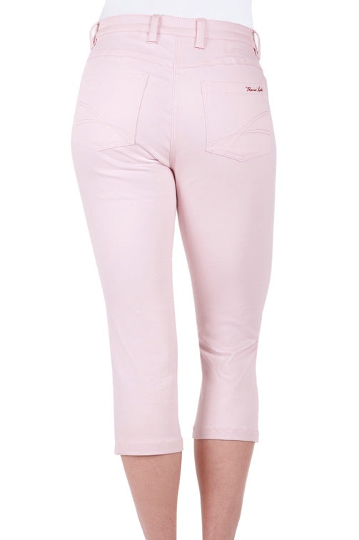 Womens Jane Crop Skinny Pant (Pale Pink)