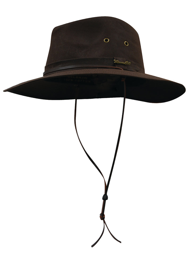 Wide Brim Oilskin Hat