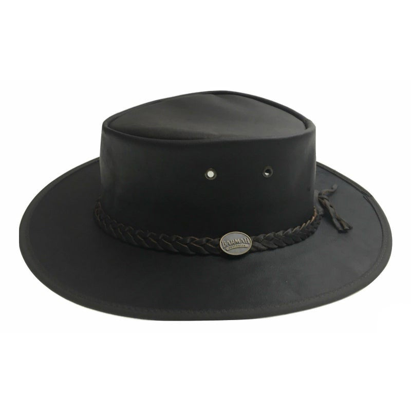 Barmah Sundowner Kangaroo Hat (Dark Brown)